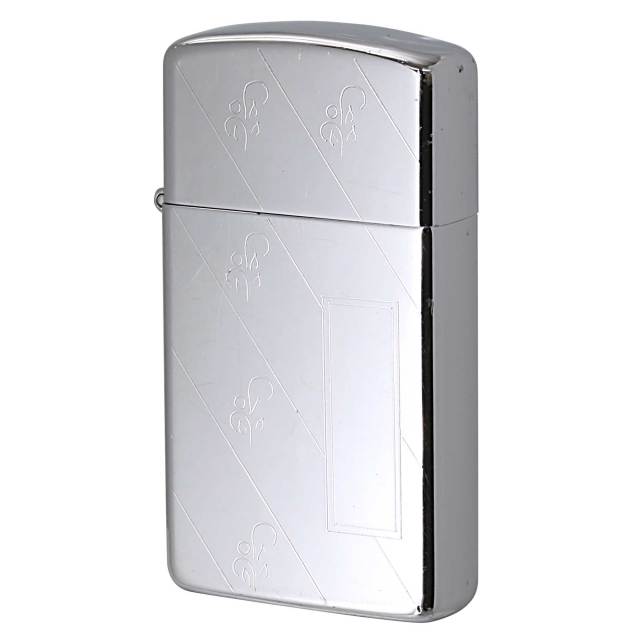 絶版/ヴィンテージ Zippo ジッポー 中古 1988年製造 No.1625 スリム Diagonal ダイヤゴナル  [B]使用感ありやや傷汚れあり