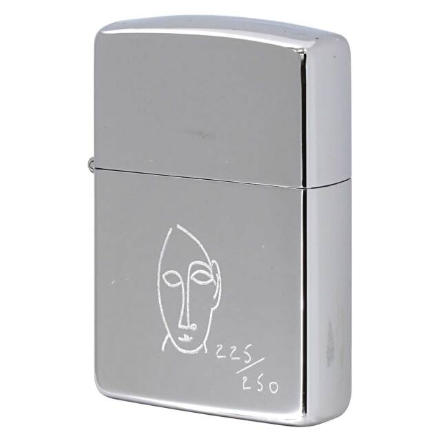 絶版/ヴィンテージ Zippo ジッポー 中古 1994年製造 ZIPPO Paul Smith ポール・スミス フェイス 顔 シリアル番号 No.225  [A]使用感少なく状態が良い