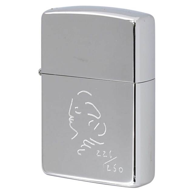 絶版/ヴィンテージ Zippo ジッポー 中古 1994年製造 ZIPPO Paul Smith ポール・スミス 横顔 シリアル番号 No.226  [A]使用感少なく状態が良い
