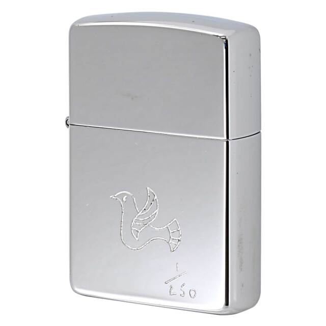 絶版/ヴィンテージ Zippo ジッポー 中古 1992年製造 ZIPPO Paul Smith ポール・スミス 鳥 シリアル番号 No.1  [A]使用感少なく状態が良い