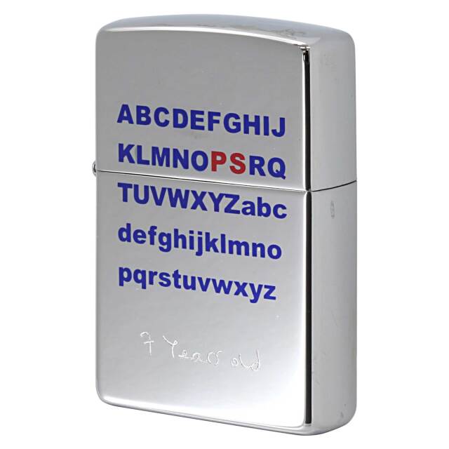 絶版/ヴィンテージ Zippo ジッポー 中古 1999年製造 ZIPPO Paul Smith ポール・スミス アルファベット ABC  [S]ほぼ新品同様