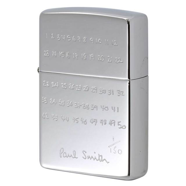 絶版/ヴィンテージ Zippo ジッポー 中古 1996年製造 ZIPPO Paul Smith ポール・スミス 数字 シリアル番号 No.1  [S]ほぼ新品同様