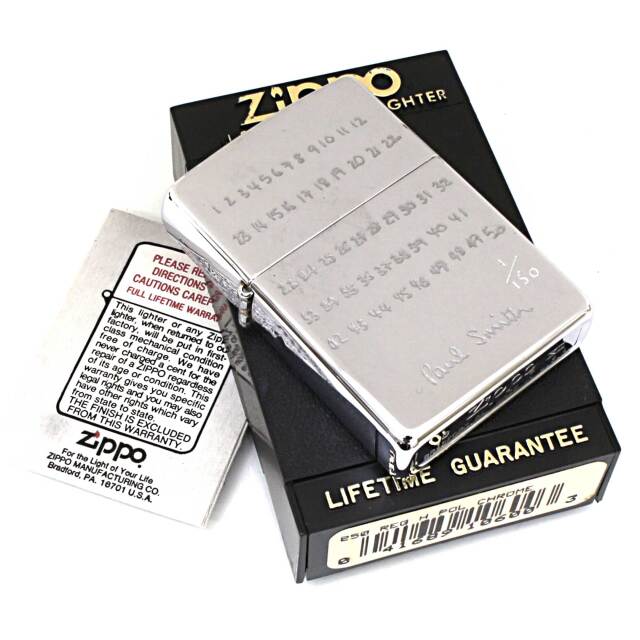 絶版/ヴィンテージ Zippo ジッポー 中古 1996年製造ZIPPO Paul Smith