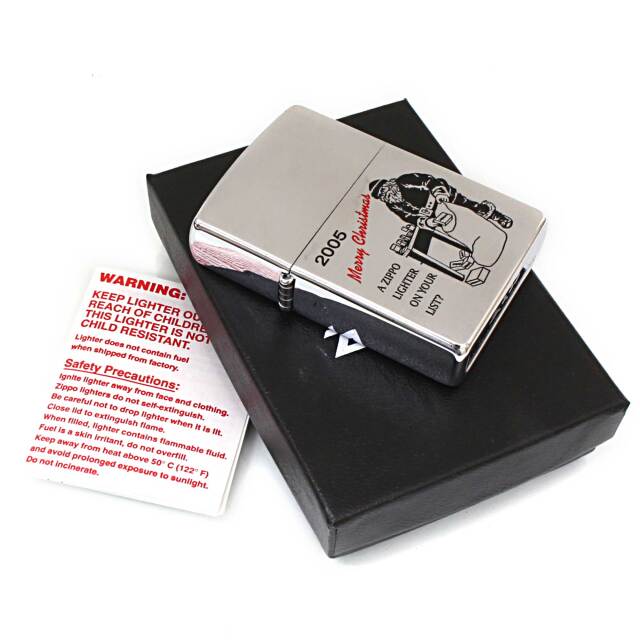 絶版/ヴィンテージ Zippo ジッポー 中古 2005年製造2005年 Merry