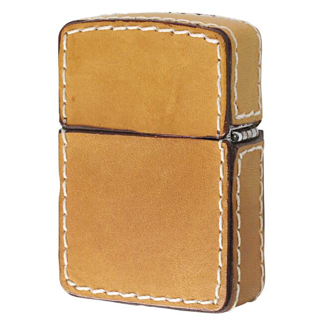 絶版/ヴィンテージ Zippo ジッポー 中古 1992年製造革巻き 25セント