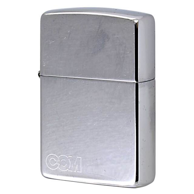 絶版/ヴィンテージ Zippo ジッポー 中古 1995年製造 COM engraving  [C]使用感あり傷汚れあり