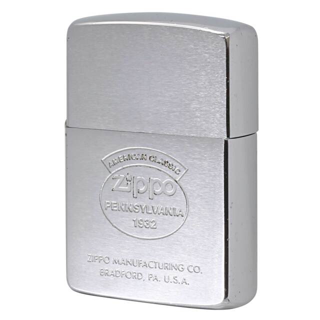 絶版/ヴィンテージ Zippo ジッポー 中古 1989年製造 アメリカンクラシック ZIPPO PENNSYLVANIA 1932  [C]使用感あり傷汚れあり