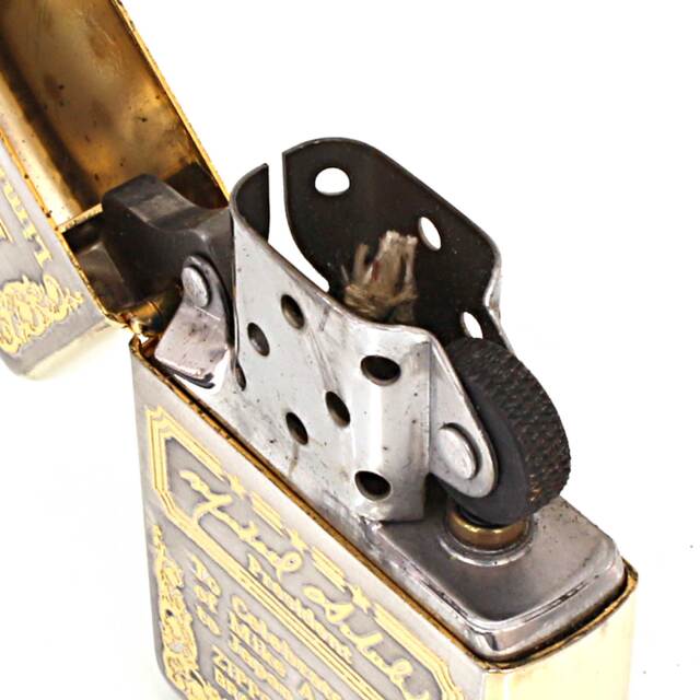 着火未確認 ZIPPO マイク A シュラー LIMITED EDITION No.0748 ゴールド系 ジッポ リミテッドエディション ライター  札幌市 清田区 平岡 絶版/ヴィンテージ Zippo ジッポー 中古 1992年製造マイク・A