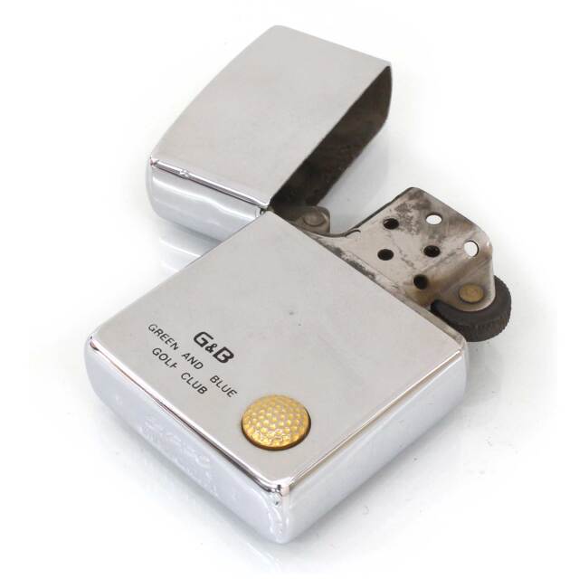 絶版/ヴィンテージ Zippo ジッポー 中古 1991年製造G＆B GREEN AND
