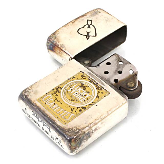 絶版/ヴィンテージ Zippo ジッポー 中古 1996年製造ラッキーストライク