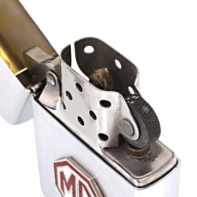 絶版/ヴィンテージ Zippo ジッポー 中古 2000年製造MG モーリス