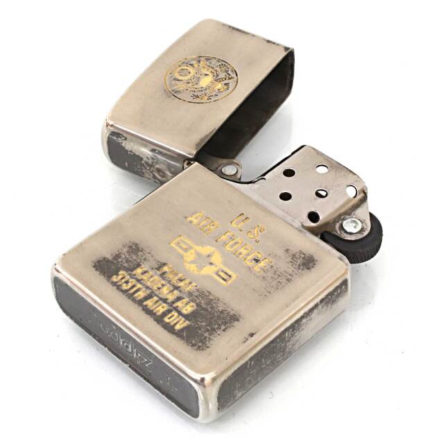 絶版/ヴィンテージ Zippo ジッポー 中古 1989年製造沖縄 嘉手納基地