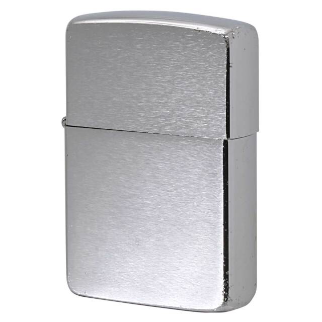 絶版/ヴィンテージ Zippo ジッポー 中古 1986年製造 ブラッシュドクローム Brushed Chrome No.200  [B]使用感ありやや傷汚れあり