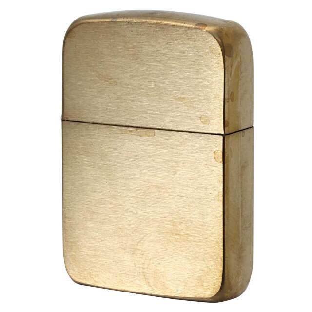 絶版/ヴィンテージ Zippo ジッポー 中古 2007年製造 1941レプリカ ブラッシュドブラス  [B]使用感ありやや傷汚れあり