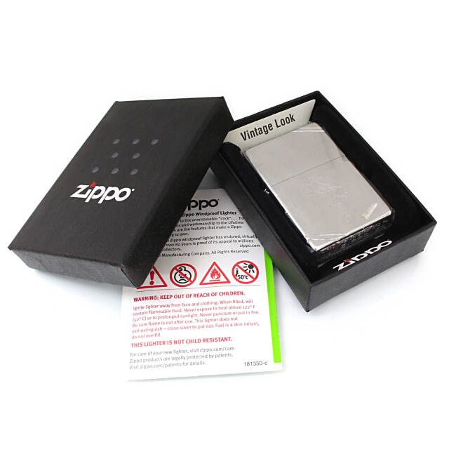 絶版/ヴィンテージ Zippo ジッポー 中古 1999年製造1937レプリカ Windy