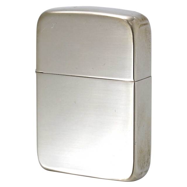 絶版/ヴィンテージ Zippo ジッポー 中古 2007年製造 スターリングシルバー 1941レプリカ サテーナ No.24  [A]使用感少なく状態が良い