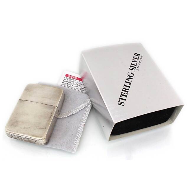 絶版/ヴィンテージ Zippo ジッポー 中古 2012年製造スターリング