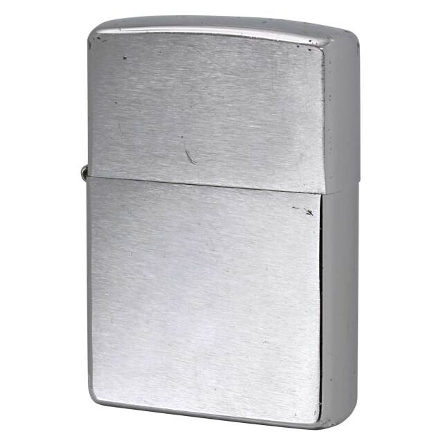 絶版/ヴィンテージ Zippo ジッポー 中古 2000年製造 ブラッシュドクローム No.200  [B]使用感ありやや傷汚れあり