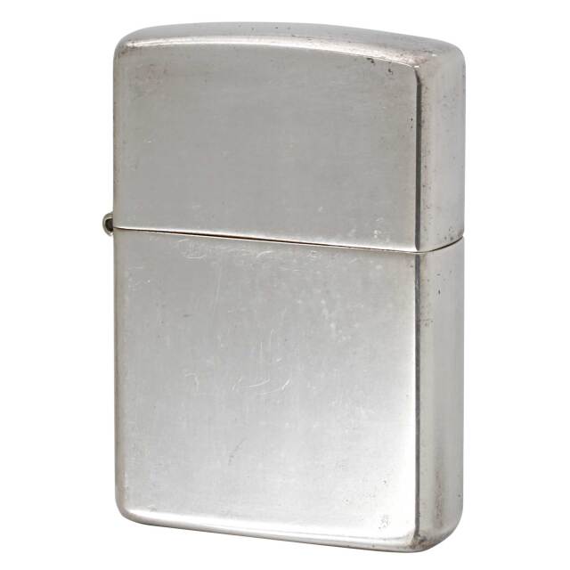 絶版/ヴィンテージ Zippo ジッポー 中古 2002年製造 純銀 スターリングシルバー ポリッシュ No.15  [C]使用感あり傷汚れあり