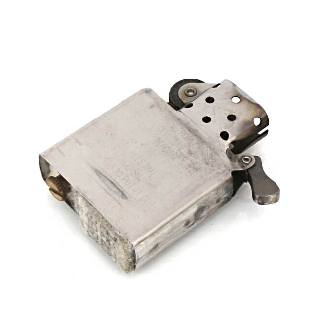 ダイヤ入りスターリングシルバー 2007年中古ZIPPO 絶版/ヴィンテージ Zippo ジッポー 中古 2002年製造純銀 スターリング