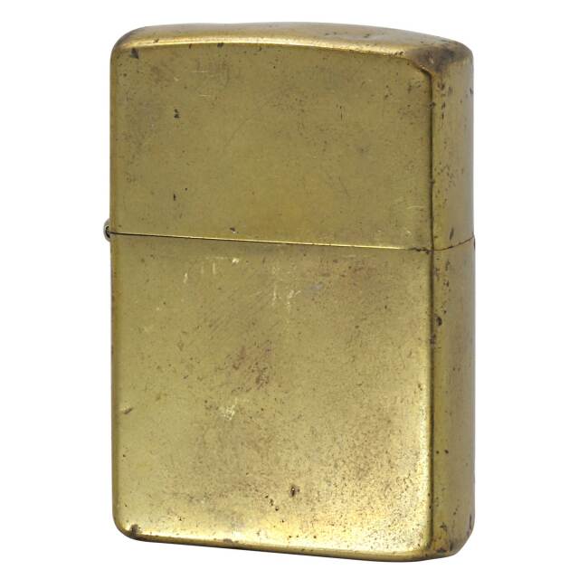 絶版/ヴィンテージ Zippo ジッポー 中古 2001年製造 ポリッシュブラス No.254  [C]使用感あり傷汚れあり