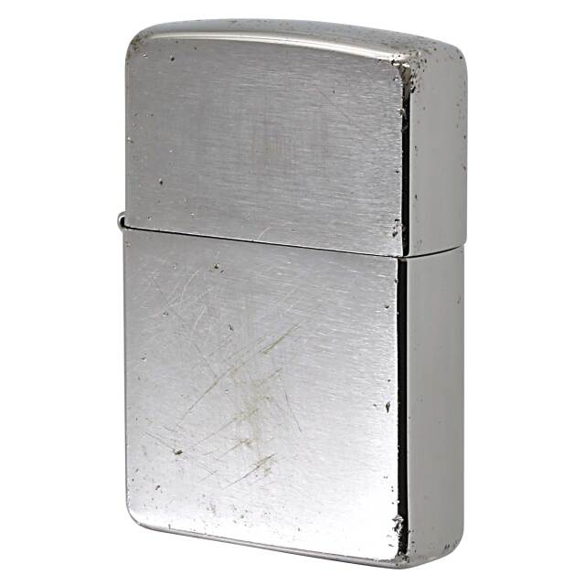 絶版/ヴィンテージ Zippo ジッポー 中古 2013年製造 ブラッシュドクローム No.200  [C]使用感あり傷汚れあり