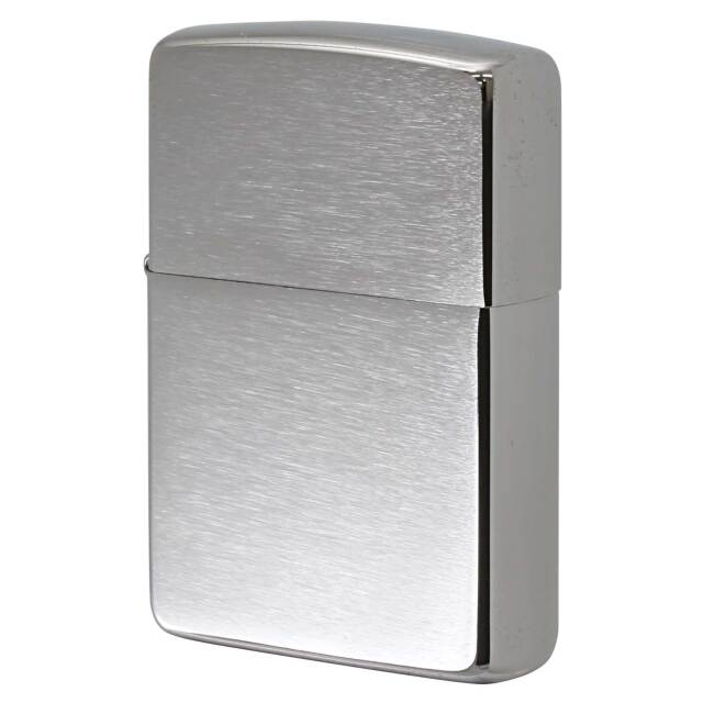 絶版/ヴィンテージ Zippo ジッポー 中古 2016年製造 ブラッシュドクローム No.200  [S]ほぼ新品同様