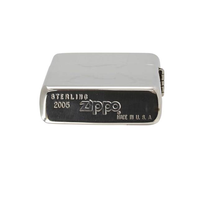 絶版/ヴィンテージ Zippo ジッポー 中古 2005年製造純銀
