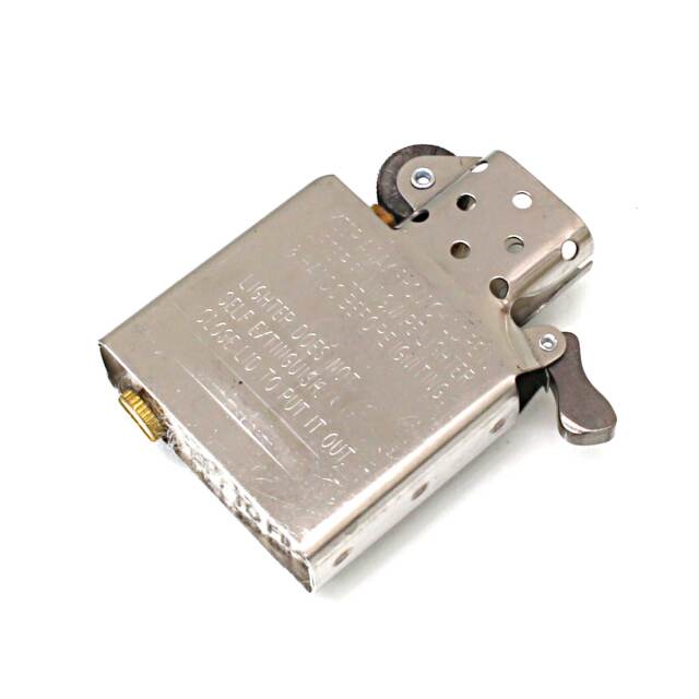 絶版/ヴィンテージ Zippo ジッポー 中古 2005年製造純銀 スターリング
