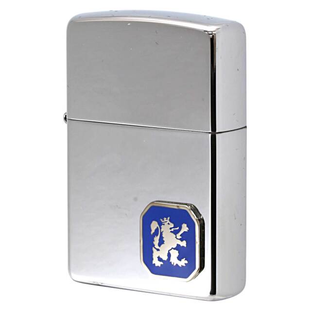 絶版/ヴィンテージ Zippo ジッポー 中古 2004年製造 ZIPPO R.Newbold アールニューボールド ロゴ メタルエンブレム  [S]ほぼ新品同様