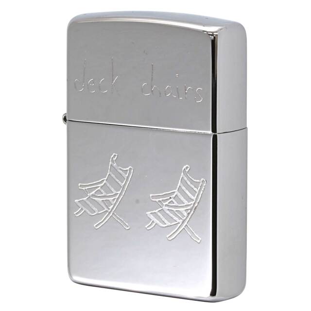 絶版/ヴィンテージ Zippo ジッポー 中古 2002年製造 ZIPPO Paul Smith ポール・スミス 試作品 デッキチェア  [S]ほぼ新品同様