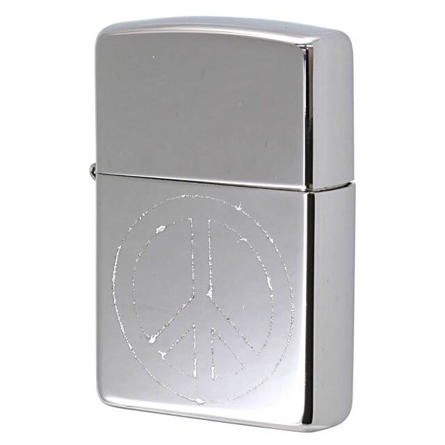 絶版/ヴィンテージ Zippo ジッポー 中古 2002年製造 ZIPPO Paul Smith ポール・スミス 試作品 Peace symbol ピースマーク  [S]ほぼ新品同様