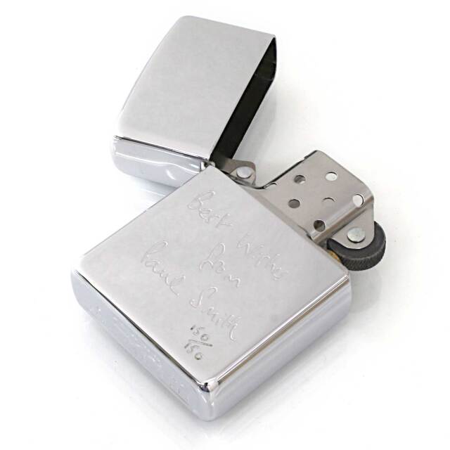 絶版/ヴィンテージ Zippo ジッポー 中古 2002年製造ZIPPO Paul Smith