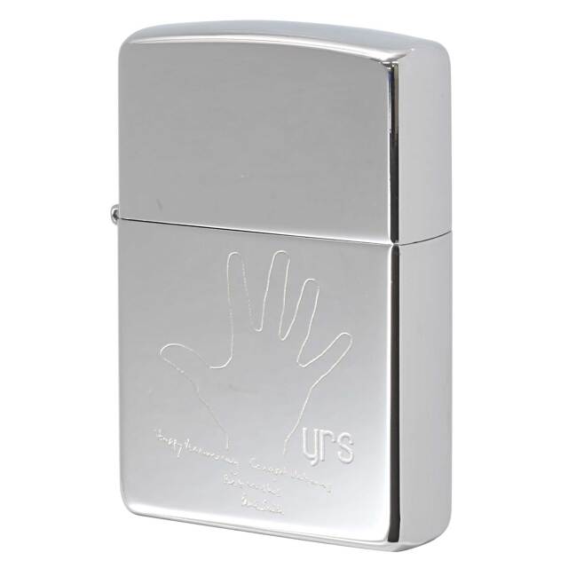 絶版/ヴィンテージ Zippo ジッポー 中古 2002年製造 ZIPPO Paul Smith ポール・スミス 手 ハンド YRS  [S]ほぼ新品同様