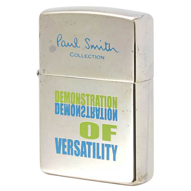 絶版/ヴィンテージ Zippo ジッポー 中古 2002年製造 ZIPPO Paul Smith Collection ポール・スミス コレクション Demonstration of Versatility  [S]ほぼ新品同様