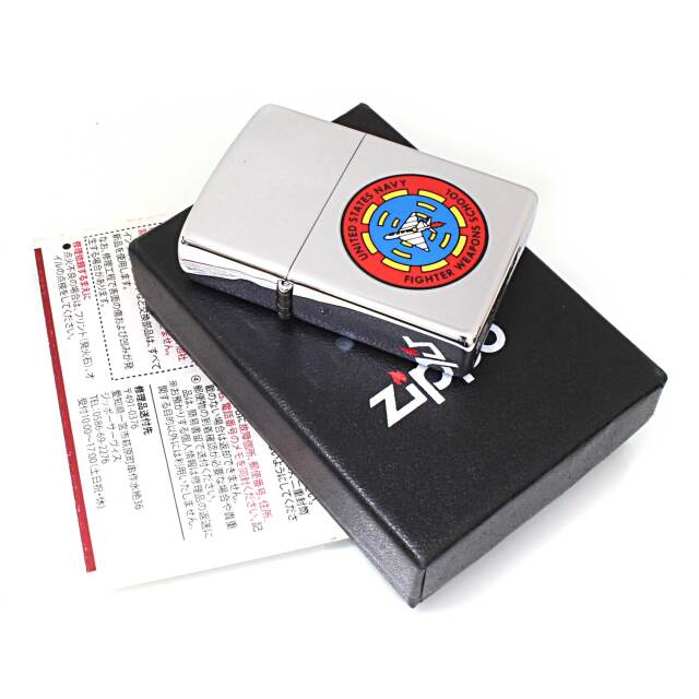 絶版/ヴィンテージ Zippo ジッポー 中古 2000年製造アメリカ海軍戦闘機