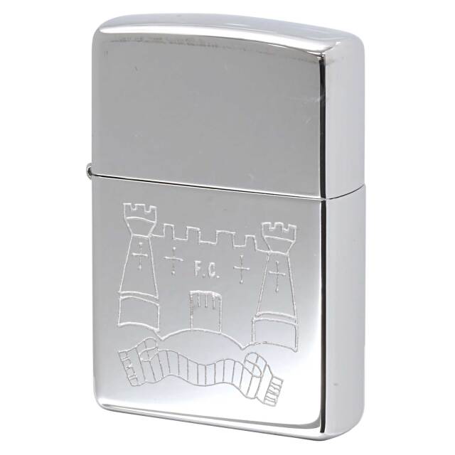 絶版/ヴィンテージ Zippo ジッポー 中古 2001年製造 ZIPPO Paul Smith 城 F.C.  [S]ほぼ新品同様