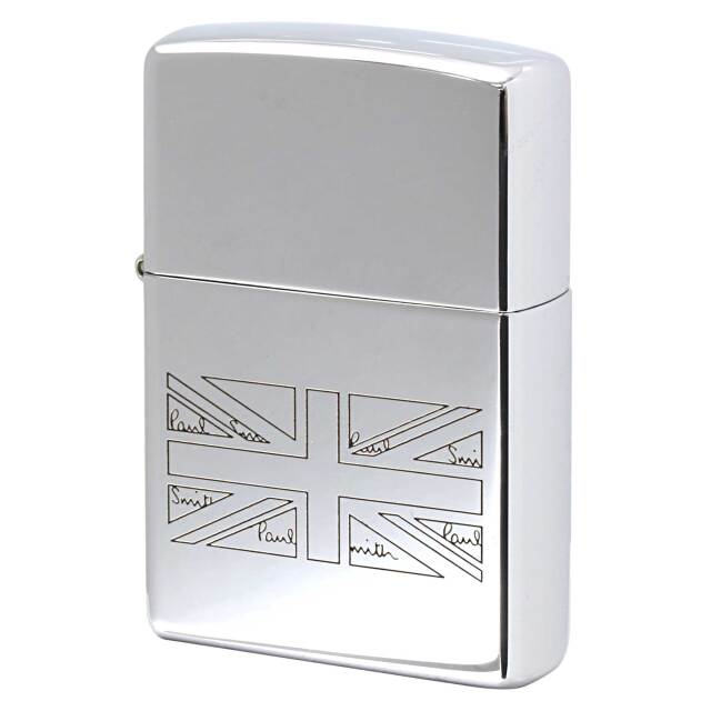 絶版/ヴィンテージ Zippo ジッポー 中古 2001年製造 ZIPPO Paul Smith ユニオンジャック  [S]ほぼ新品同様