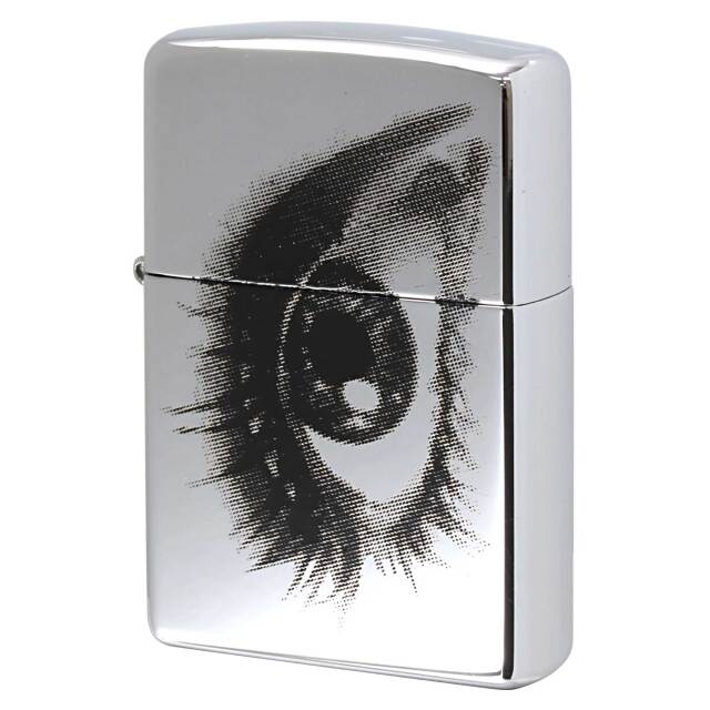 絶版/ヴィンテージ Zippo ジッポー 中古 2002年製造 ZIPPO Paul Smith 目 eye 瞳  [S]ほぼ新品同様
