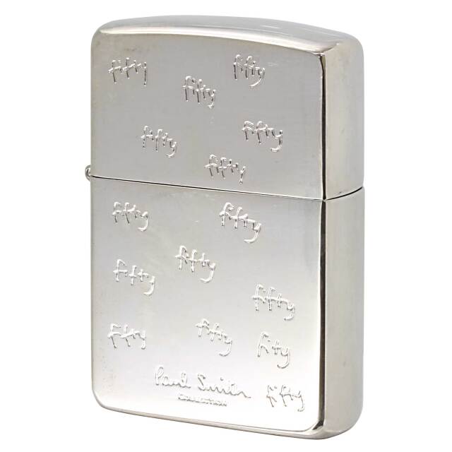 絶版/ヴィンテージ Zippo ジッポー 中古 1996年製造 ZIPPO Paul Smith Collection Random fifty 50周年  [A]使用感少なく状態が良い