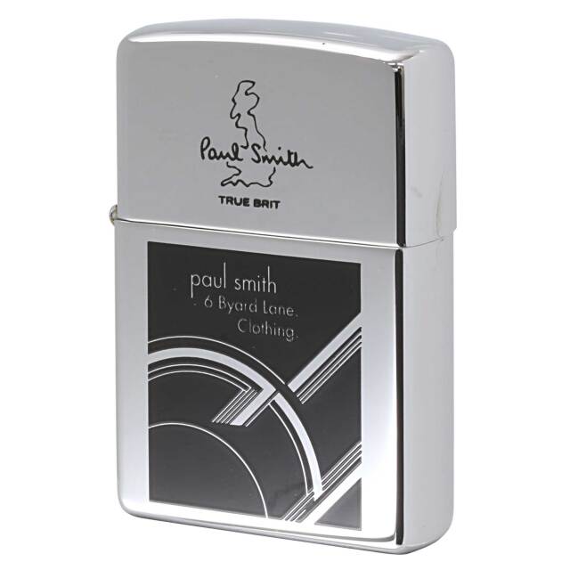 絶版/ヴィンテージ Zippo ジッポー 中古 1997年製造 ZIPPO Paul Smith TRUE BRIT 6 Byara Lone. Clothing.  [S]ほぼ新品同様