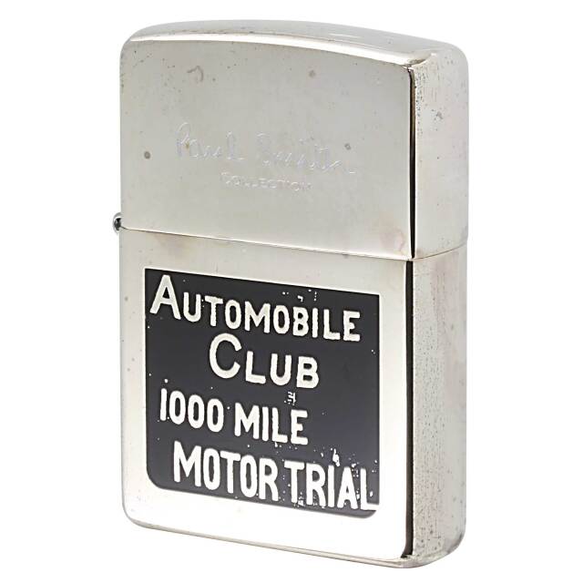 絶版/ヴィンテージ Zippo ジッポー 中古 2002年製造 ZIPPO Paul Smith Collection AUTOMOBILE CLUB 1000 MILE MOTOR TRIAL   [S]ほぼ新品同様
