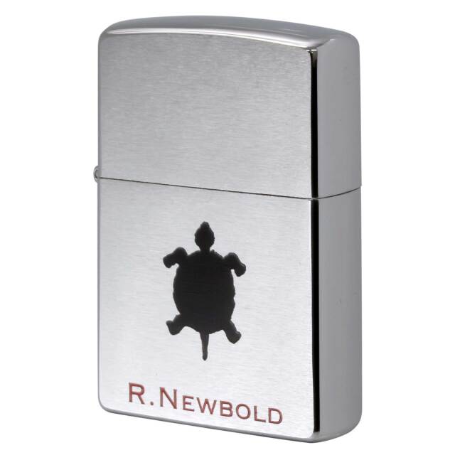 絶版/ヴィンテージ Zippo ジッポー 中古 1999年製造 ZIPPO R.Newbold アールニューボールド 亀  [S]ほぼ新品同様