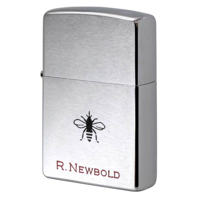 絶版/ヴィンテージ Zippo ジッポー 中古 1997年製造 ZIPPO R.Newbold アールニューボールド 蜂  [S]ほぼ新品同様
