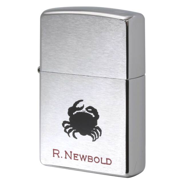 絶版/ヴィンテージ Zippo ジッポー 中古 1997年製造 ZIPPO R.Newbold アールニューボールド カニ  [S]ほぼ新品同様