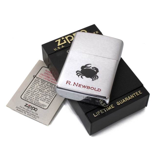 絶版/ヴィンテージ Zippo ジッポー 中古 1997年製造ZIPPO R.Newbold