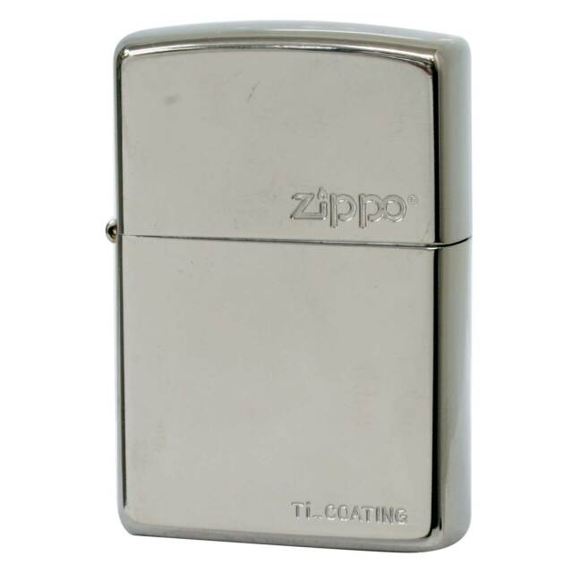 絶版/ヴィンテージ Zippo ジッポー 中古 2016年製造 ＃200 銀チタン ＃B  [N]未使用・新品