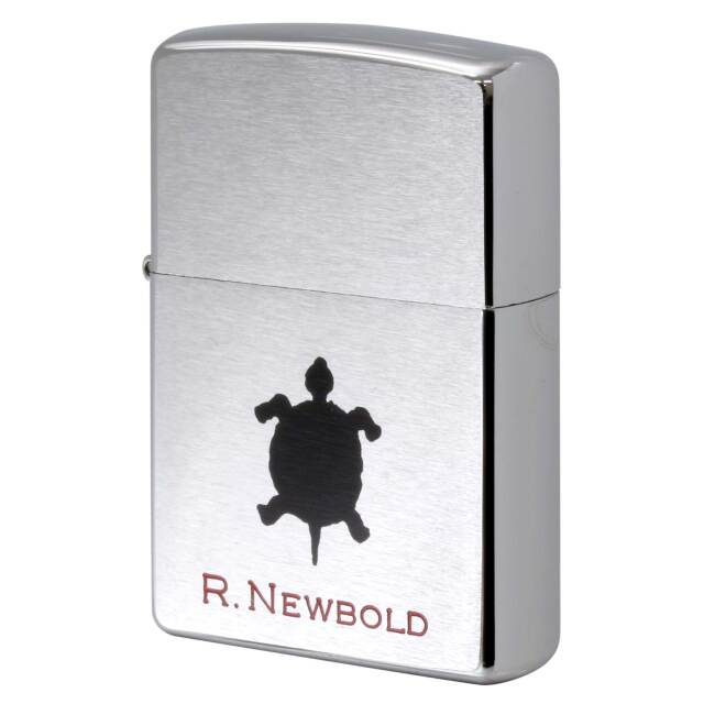 絶版/ヴィンテージ Zippo ジッポー 中古 1997年製造 ZIPPO R.Newbold アールニューボールド 亀  [S]ほぼ新品同様