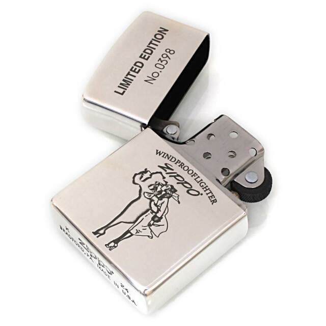 絶版/ヴィンテージ Zippo ジッポー 中古 2024年製造プラチナ