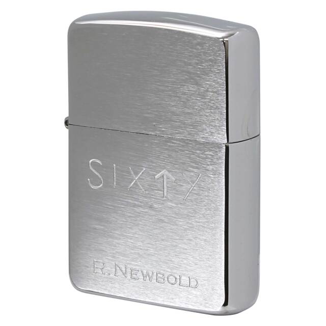 絶版/ヴィンテージ Zippo ジッポー 中古 1995年製造 ZIPPO R.Newbold アールニューボールド SIX↑Y  [S]ほぼ新品同様